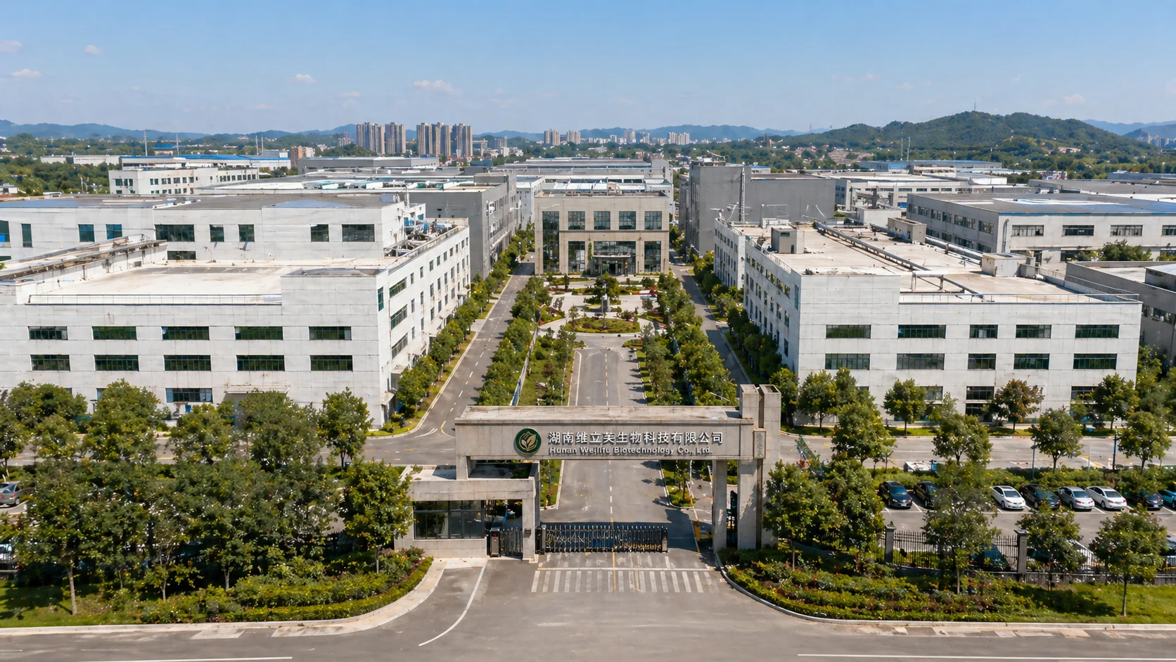 工厂厂区航拍