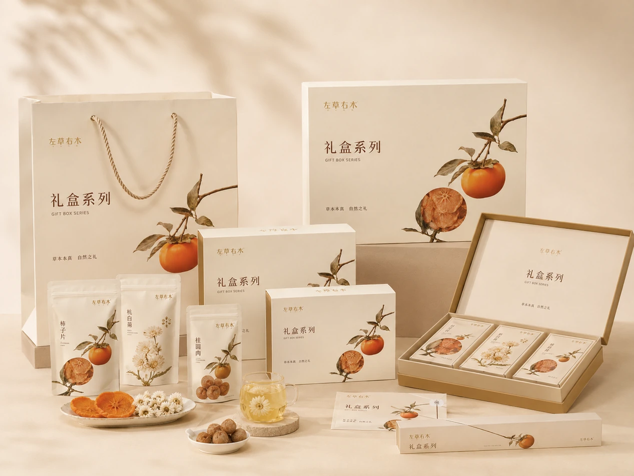 柿子片礼盒设计方案